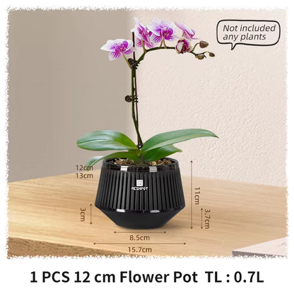Orchid Pots with Holes Flower Pot for Repotting Plastic Planter Indoor-Outdoor Plants Home Decorative Air Plant Pot